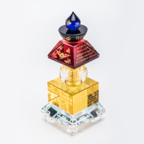 Small Crystal Stupa Five-wheel Pagoda Stupa All Tathagata Secret Heart Whole Body Relic Five-color treasure box Bodhi Tower