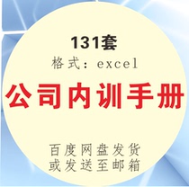 各种财务表格大公司内训手册财务账模板会计科目预算表大全