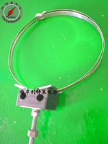 Hollow lead lower clamp clamp cable cable hoop 80 1 1 2 2 3 meters fastener wire rod fastening clamp