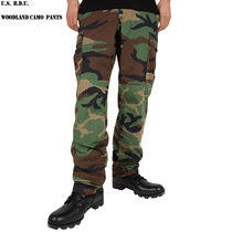 Spot US origin original military version BDU four-color forest tactical tooling combat suit twill cloth