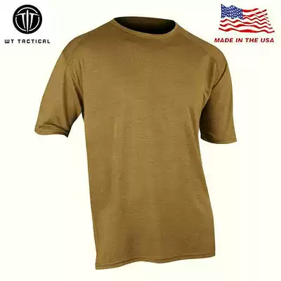 US-made Wild Things merino wool tactical short sleeve quick-drying sweat T-shirt flagship seal