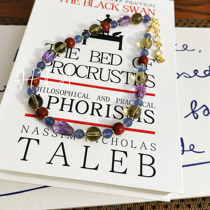 I Have You or Not Series Dual One Time Natural Stone Crystal Necklace Clavicle Chain