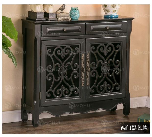 đồ nội thất nước Mỹ, nội thất châu Âu, Địa Trung Hải mang phong cách lối vào tủ rượu tủ tủ gỗ bên ăn tủ Mỹ - Buồng tủ đựng quần áo