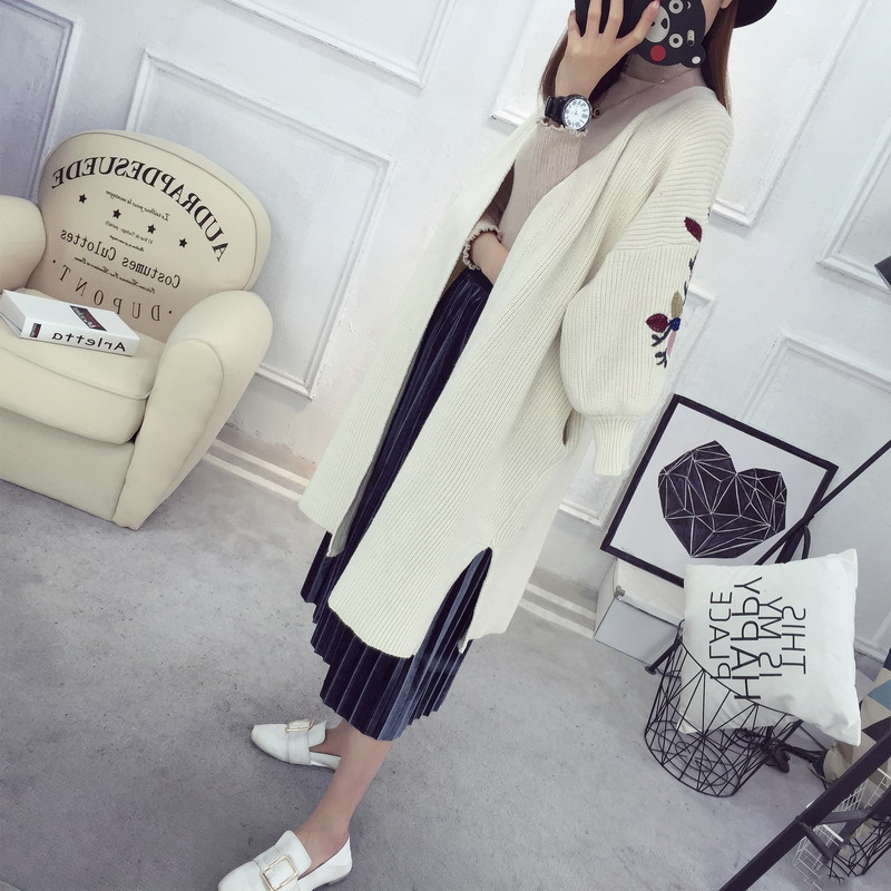Áo bà bầu mùa xuân và mùa thu Hàn Quốc phiên bản áo bà bầu mùa thu và áo len mùa đông áo len cổ lọ rộng dài mùa thu áo mẹ quần áo bầu