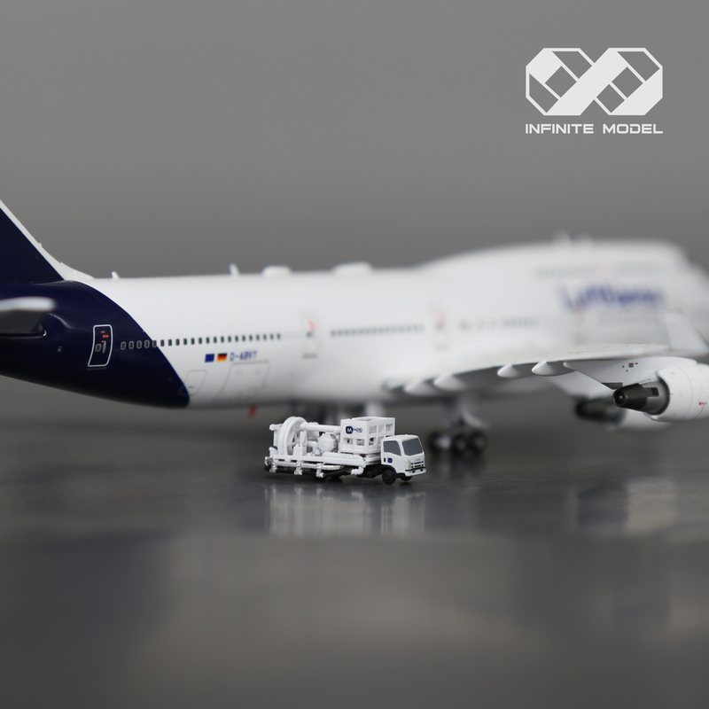 1:400 Scale Airport Fuel Truck Model, Refueling Vehicle, Airport Ground Handling, China Aviation Fuel Pipeline Vehicle, Infinite Model Art