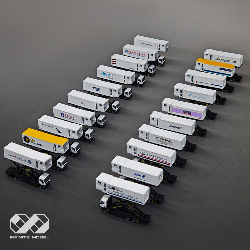1:200 Scale Airline Catering Truck Model | Food Truck | Airport Ground Handling Vehicle | Includes Versions for All Major Airlines