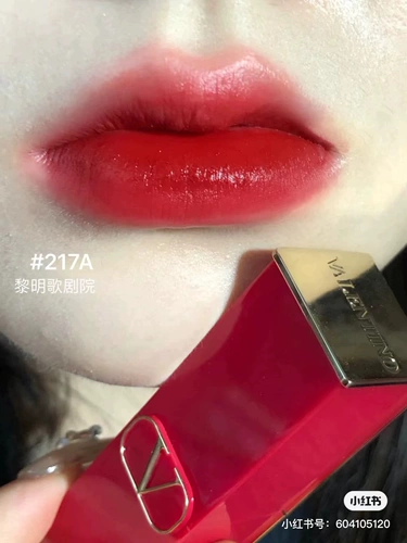 Супер белый!Valentino Fellen Tiannu Big v Lipstick Small образец 217a Dawn Opera House 1g