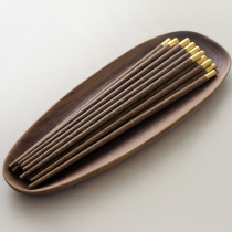 Chinese style chicken wings wood Fuzi chopsticks home use a pair of solid wood chopsticks without paint wax without oil anti-slip chopsticks solid wood chopsticks