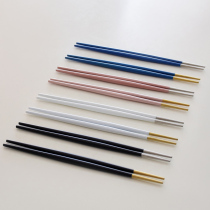 Creative Nordic 304 stainless steel chopsticks pointed Portuguese non-slip chopsticks home restaurant chopsticks