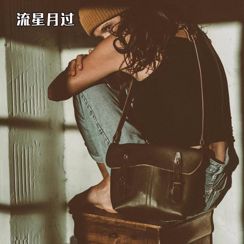 Spot Bleu de Chauffe Louis France small crowdsourced satchel bag single shoulder bag men's bag pure handmade