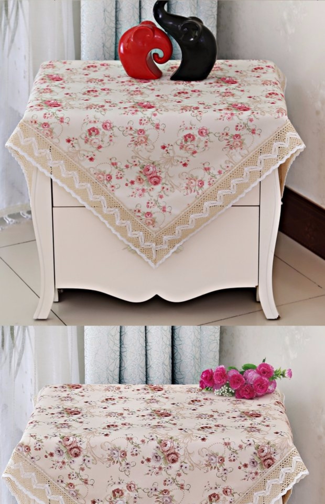 Đặc biệt cung cấp đầy đủ kích thước bàn cà phê vải bàn vải đầu giường khăn trải bàn vải đa năng khăn tròn bàn vuông khăn trải bàn nghệ thuật hoa có thể giặt khăn trải bàn ghế gỗ