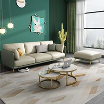 Nordic light luxury technology cloth sofa modern simple large and small apartment fabric sofa living room furniture removable and washable