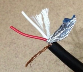 pure copper sound audio signal line 40 core 128 mesh connection line RCA signal wire parallel clip wire nail farm line