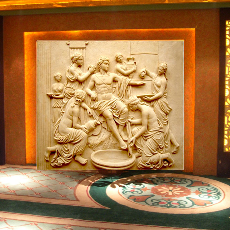 Sandstone Sculpture Fresco Hotel Residence Building Sauna Nightclub Decorating Villa Outdoor Reserve Sculpture Wash City