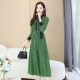 2023 spring and summer new celebrity temperament retro silk mulberry silk high-end dress slim and thin long skirt