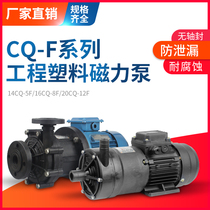 16 16 20 40CQF ENGINEERING PLASTICS MAGNETIC PUMP MAGNETOMETRIC DRIVE ACID-BASE ELECTROPLATING ANTI-EXPLOSION CYCLE HYDRATING INDUSTRIAL PUMP