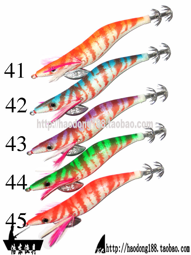 3 5 inch wooden shrimp squid hook luminous shrimp fluorescent lua bait squid hook cuttlefish hook fake shrimp bait sea fishing octopus