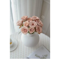 Flower Cappuccino rose fresh cut flower flower water home Flower Life flower arrangement National Shunfeng
