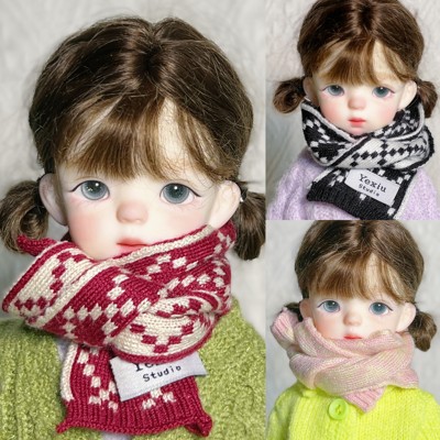 taobao agent 6 -point BJD scarf Lingge three -color long scarf autumn and winter single products with doll clothes