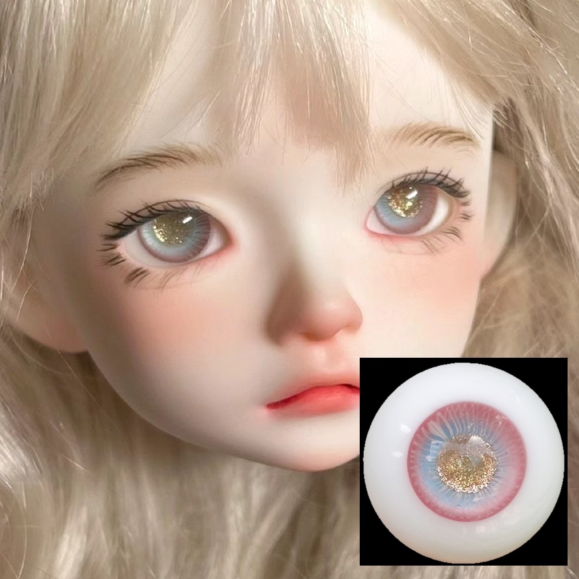 3 Pairs Free Shipping BJD Doll Eyes Simulation Glass Eyes for 3/4/6/8 Head & OB, 10mm 12mm 14mm 16mm Small Iris Product view