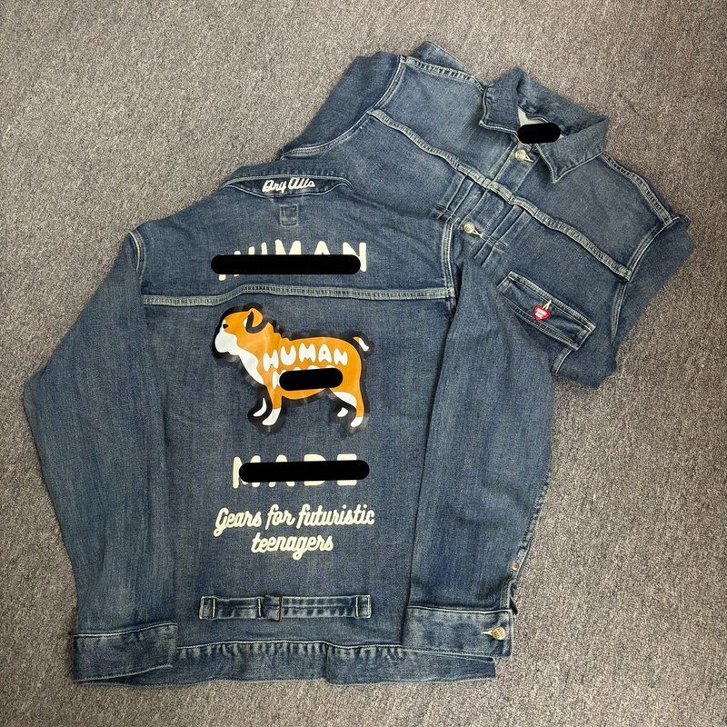 Japanese Order, Only a Few Pieces, Vintage Heavy Wash Distressed Soft Denim Original Order Ape Jacket, Unisex
