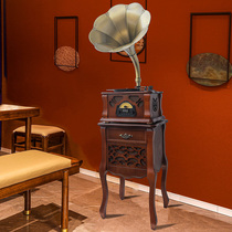 Jinmo gramophone desktop desktop antique big horn record player audio small retro phonograph S12