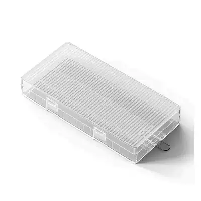 18650 battery box can hold 8 new transparent pp material storage box protection box plastic box waterproof and dustproof protection
