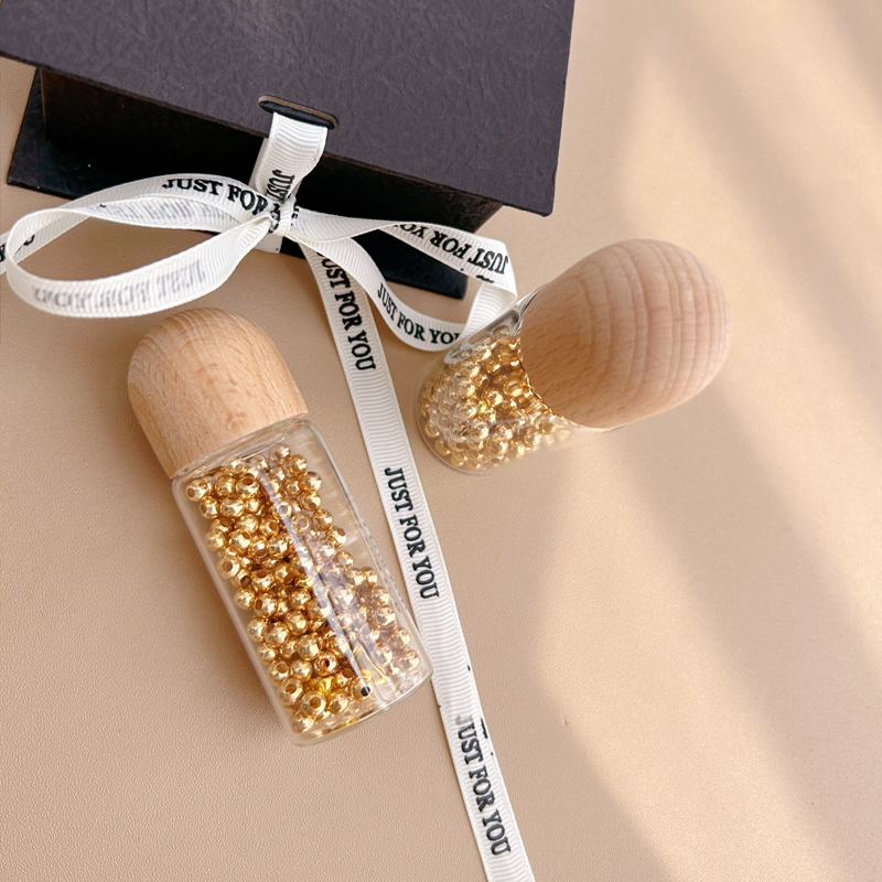 Saving gold bean-bean containing bottle Mini glass bottle sealing tank to save gold storage tank submount Zhu Sands Collection Small Bottle-Taobao