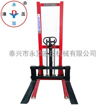 2 tons 1 6 m hydraulic truck stacker fork malleable gantry widened manual stacker fork frame