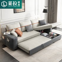 Tofu block sofa bed dual-use folding living room multifunctional technology cloth small apartment storage bed suitable for living room