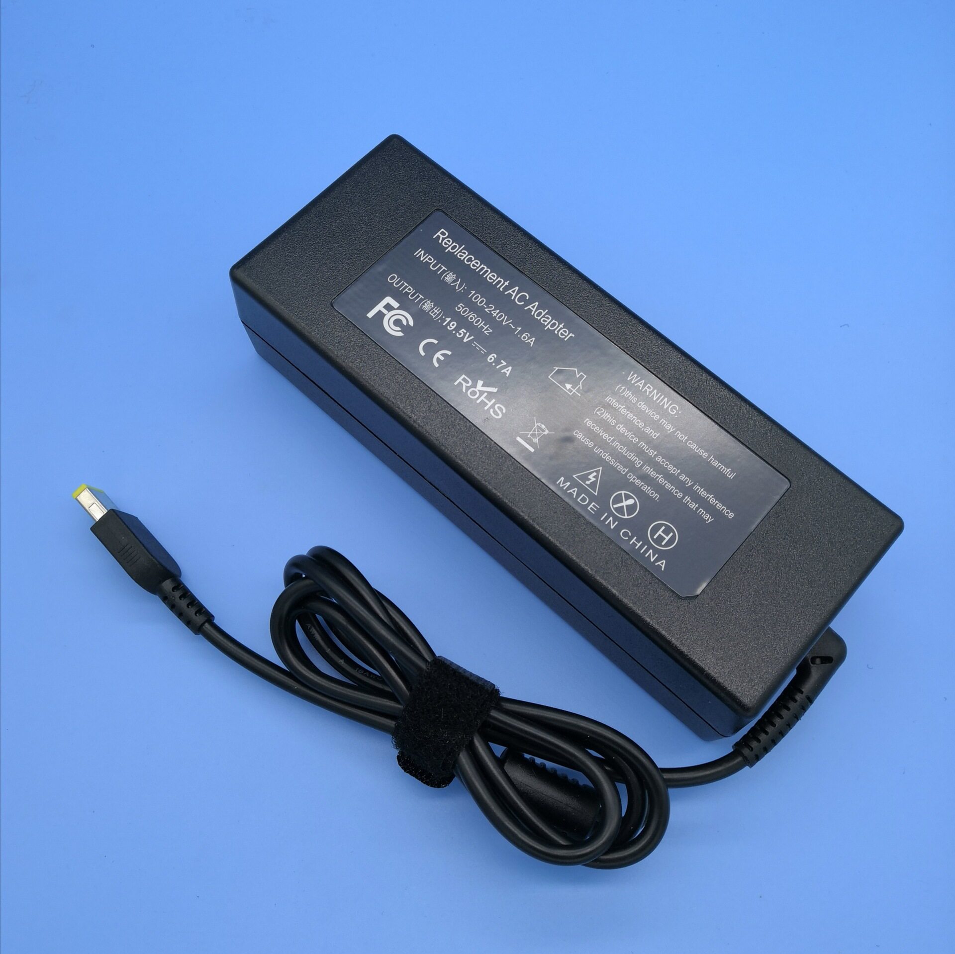 Suitable for all-in-one high-power charger 19 5V6 7A 130W square outlet notebook power adapter 