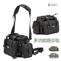 Leo multi-function Luya bag storage fishing gear satchel Oxford cloth mountaineering outdoor sports Luya bait bag