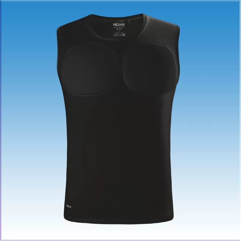 Искусственный мужской торс, невидимая футболка, slim fit, с коротким рукавом, косплей