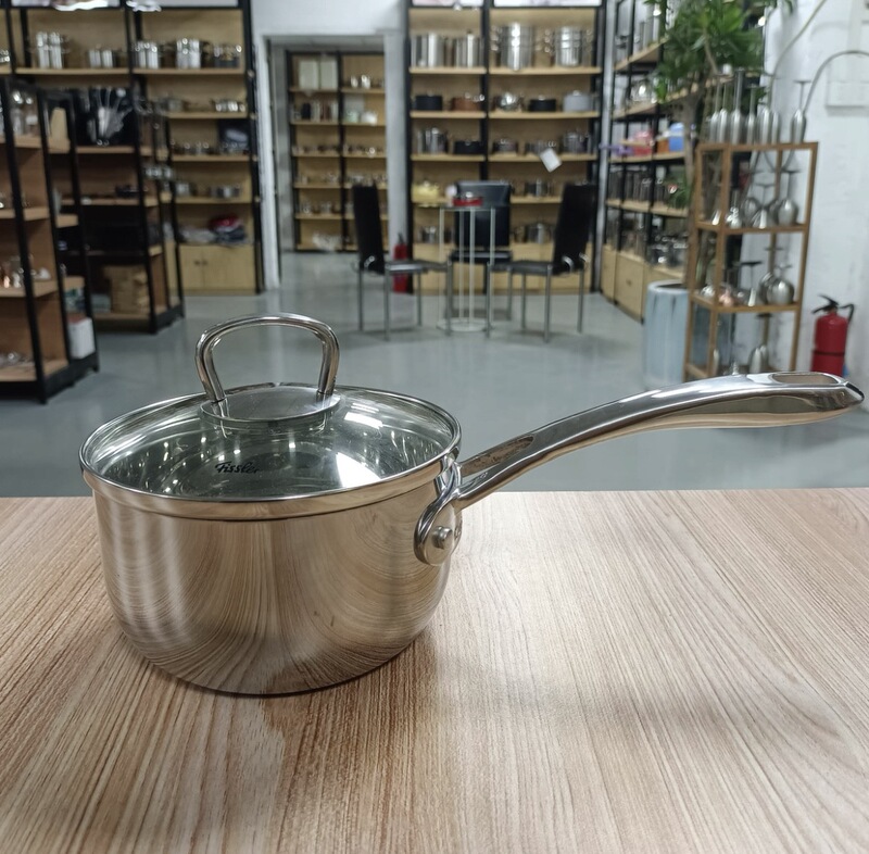 Cuisinart 304 Stainless Steel 14cm Milk Pot Baby Food Supplement Noodle Pot 5-Layer Steel Super Thick 1L