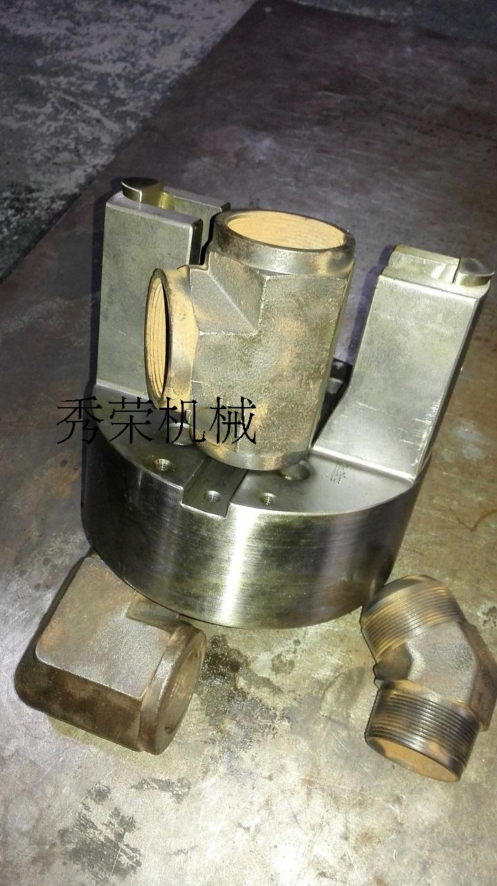 Oblique column rear pull two-claw hydraulic gripping head non-hydraulic collet pipe connector hydraulic collet Alien piece