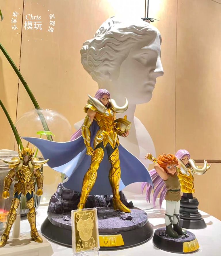 FOC White Sheep Base Gold Dugong Gold Dugong High Worthy edition of the GK statue handrun model of the GK statue-Taobao