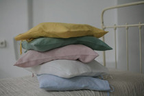 Pillow linen pillow 100% linen pillow tie-up linen pillow without core