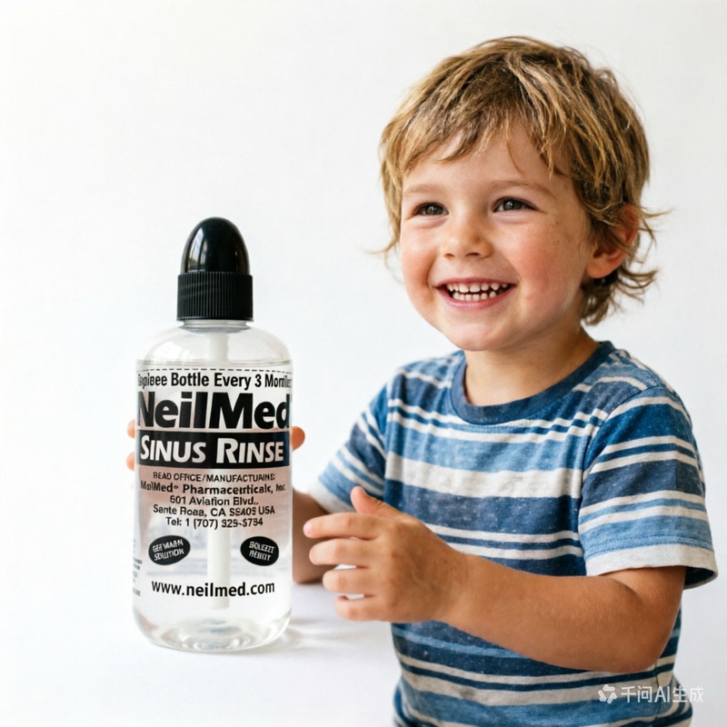 American Neilmed Nasal Rinse Pot for Children, Nasal and Throat Rinse Device, Bare Pot Without Packaging, Genuine Product in Stock American Neilmed Nasal Rinse Pot for Children, Nasal and Throat Rinse Device, Bare Pot Without Packaging, Genuine Product in Stock