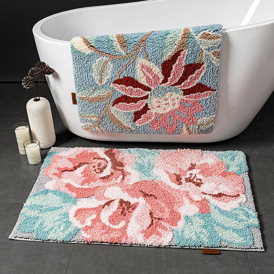 easylife Eli Van Gogh Flower Field Series Bathroom Bedroom Floor Mat Neoclassical Chinese Style Light Luxury Large Carpet