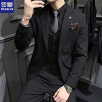 Черный цветной комплект, штаны