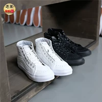 Giày cao cổ da đen và trắng cao cấp Vans Vance SK8Hi Slim Women VN00018IJV1 giầy thể thao