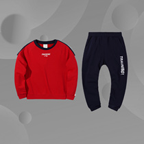 Li Ning Spring and Autumn Fashion Children's Sports Suit Boys and Youth Sports Suit Sweatwear Pants YWEP008