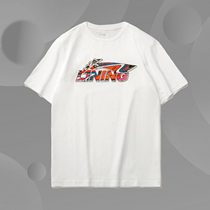 Li Ning short sleeve T-shirt men's and women's 2021 spring new round collar tide couples round neck loose sportswear AHSR550