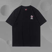 New China Li Ning short sleeve mens cherry blossom series sports fashion round neck T-shirt culture shirt AHSR628