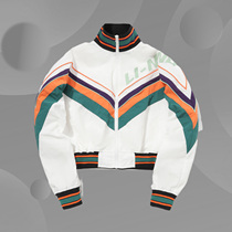 Li Ning Fashion Leisure Fashion Sports Breathable New Show Women's Loose Jacket AJDQ476