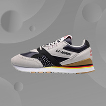 Li Ning men's shoes classic fashion low-top wear-resistant casual shoes breathable retro light sports shoes AGCQ065
