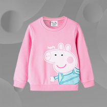 Anta Children's Wear Girls' Wear 21 Spring Summer Pullover Piggy Page Joint Crewneck Wear 362049773
