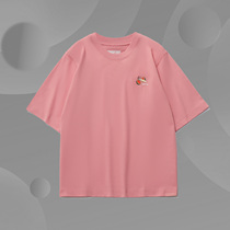 Li Ning Fashion 2021 New BADFIVE Basketball Series Women's Loose Short Sleeve T-Shirt AHSR096