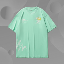 Li Ning 2021 New Fashion Casual Skateboard Series Men's Loose Short Sleeve T-Shirt AHSR083