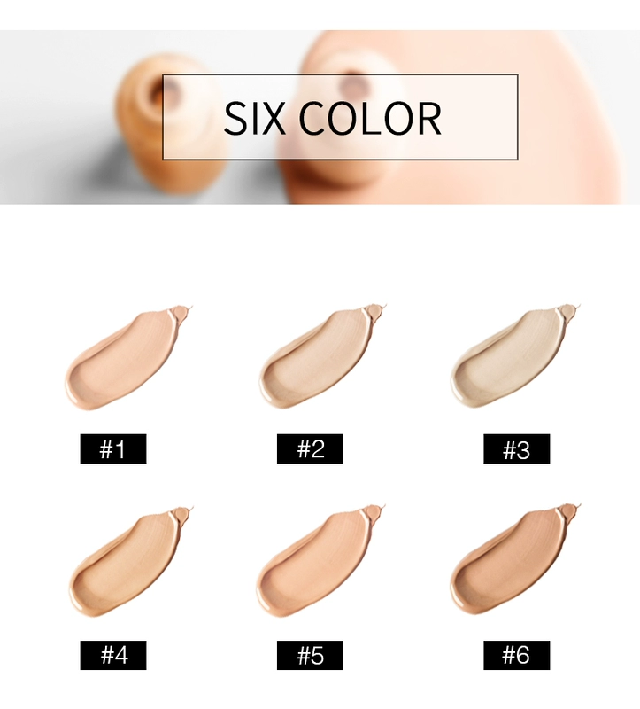 Pudaier parity liquid Foundation nữ dưỡng ẩm lâu trôi che khuyết điểm kiểm soát dầu trang điểm nude bb cream làm đẹp mỹ phẩm đích thực - Nền tảng chất lỏng / Stick Foundation